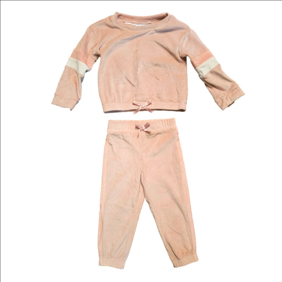 CHILDREN'S PLACE light pink two piece. Super soft! 18-24mnths. - Picture 2 of 6